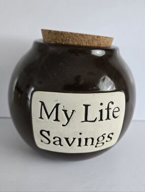 Life Savings Jar Retro